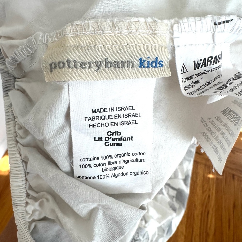 Pottery Barn Kids Crib Floral Fitted Sheet - Picture 2 of 6